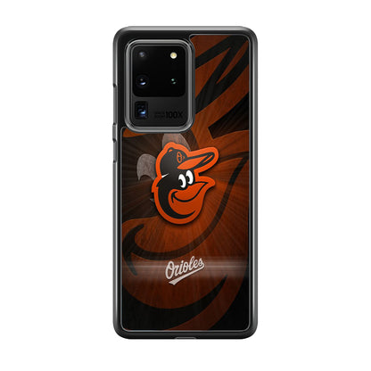 MLB Orioles Baltimore Logo Samsung Galaxy S20 Ultra Case
