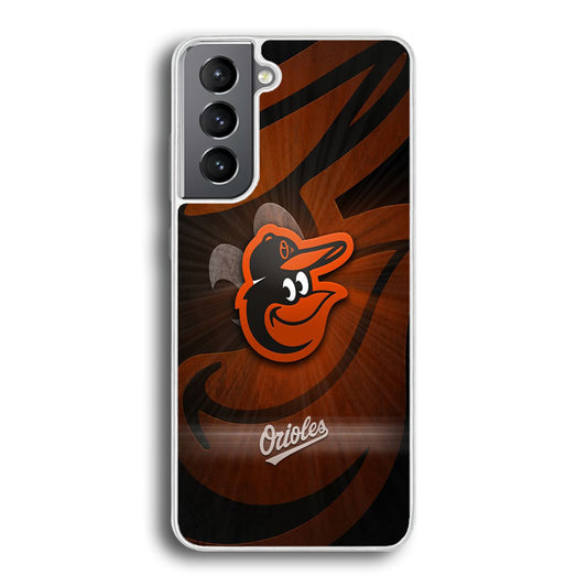 MLB Orioles Baltimore Logo Samsung Galaxy S21 Plus Case