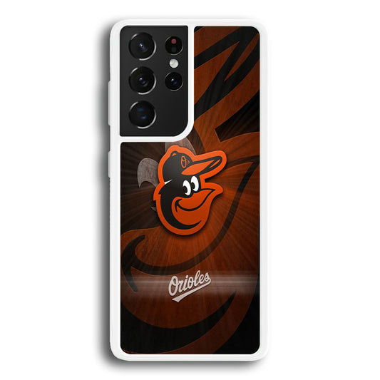 MLB Orioles Baltimore Logo Samsung Galaxy S21 Ultra Case