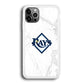 MLB Rays Logo Marble iPhone 12 Pro Case