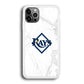 MLB Rays Logo Marble iPhone 12 Pro Max Case