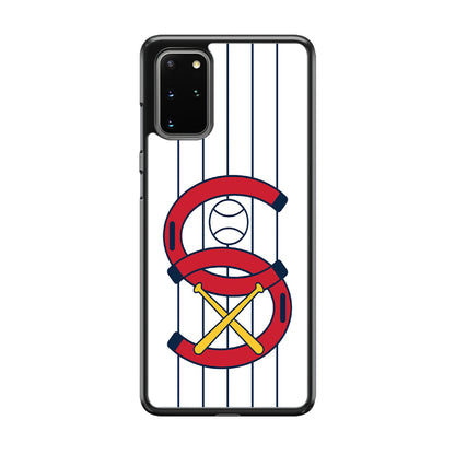 MLB White Sox White Samsung Galaxy S20 Plus Case