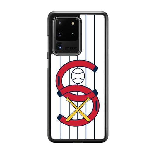 MLB White Sox White Samsung Galaxy S20 Ultra Case