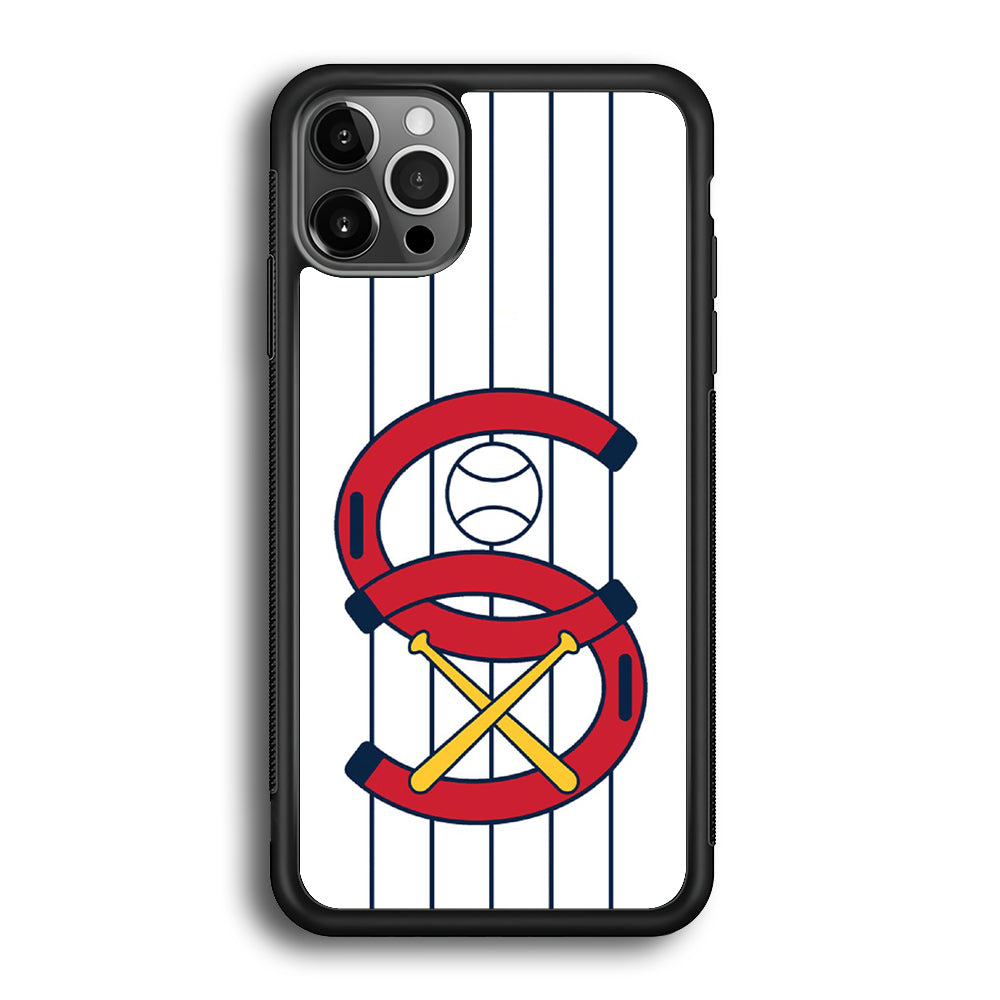 MLB White Sox White iPhone 12 Pro Case