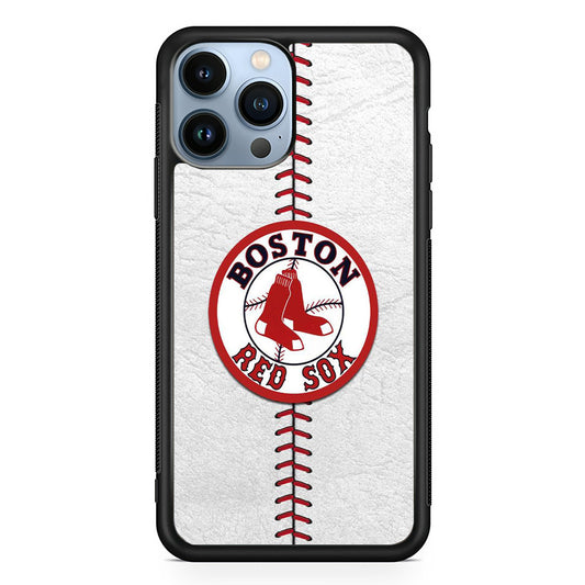 MLB Boston Red Sox Ball Skin iPhone 13 Pro Case