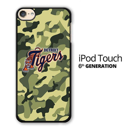 MLB Detroit Tigers Camo Green iPod Touch 6 Case - Ezzystore