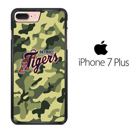 MLB Detroit Tigers Camo Green iPhone 7 Plus Case