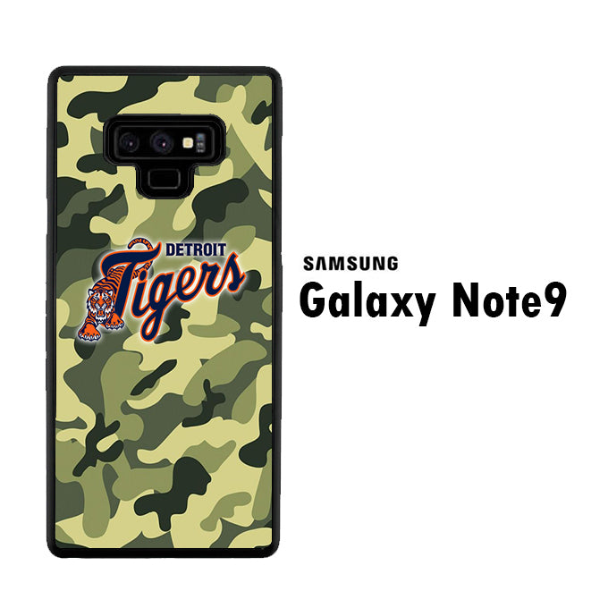 MLB Detroit Tigers Camo Green Samsung Galaxy Note 9 Case