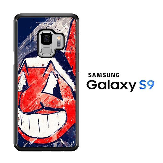 MLB Indians Paint Samsung Galaxy S9 Case - ezzyst