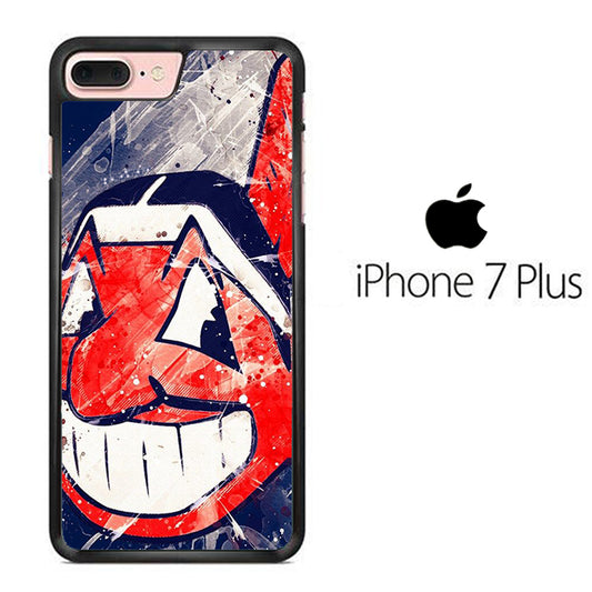 MLB Indians Paint iPhone 7 Plus Case