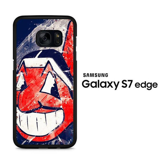 MLB Indians Paint Samsung Galaxy S7 Edge Case - ezzyst