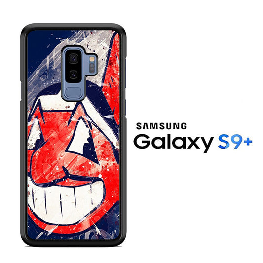 MLB Indians Paint Samsung Galaxy S9 Plus Case