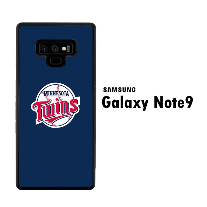 MLB  Minnesota Twins Logo Blue Samsung Galaxy Note 9 Case