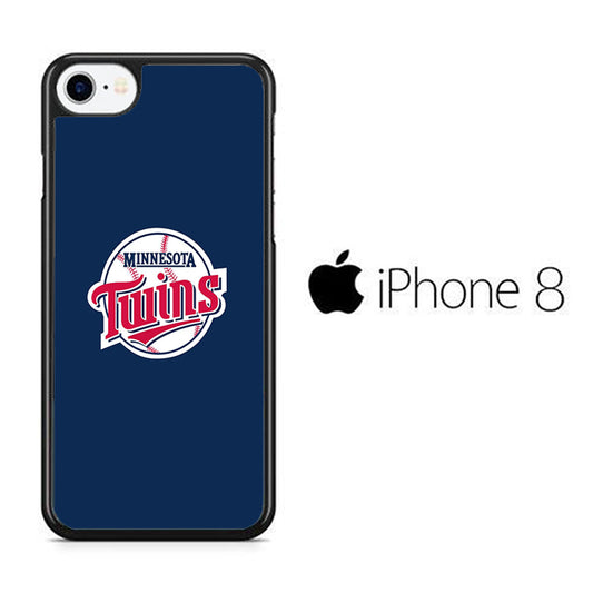 MLB  Minnesota Twins Logo Blue iPhone 8 Case
