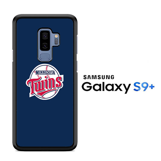 MLB  Minnesota Twins Logo Blue Samsung Galaxy S9 Plus Case