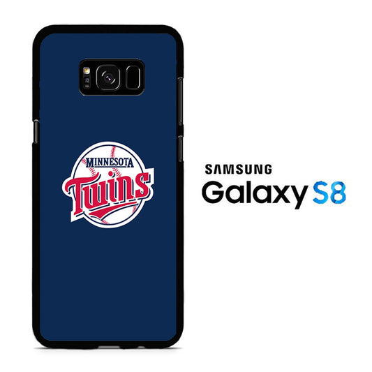 MLB  Minnesota Twins Logo Blue Samsung Galaxy S8 Case