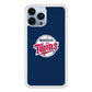 MLB  Minnesota Twins Logo Blue iPhone 13 Pro Max Case