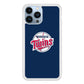 MLB  Minnesota Twins Logo Blue iPhone 13 Pro Case