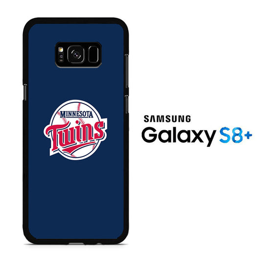 MLB  Minnesota Twins Logo Blue Samsung Galaxy S8 Plus Case