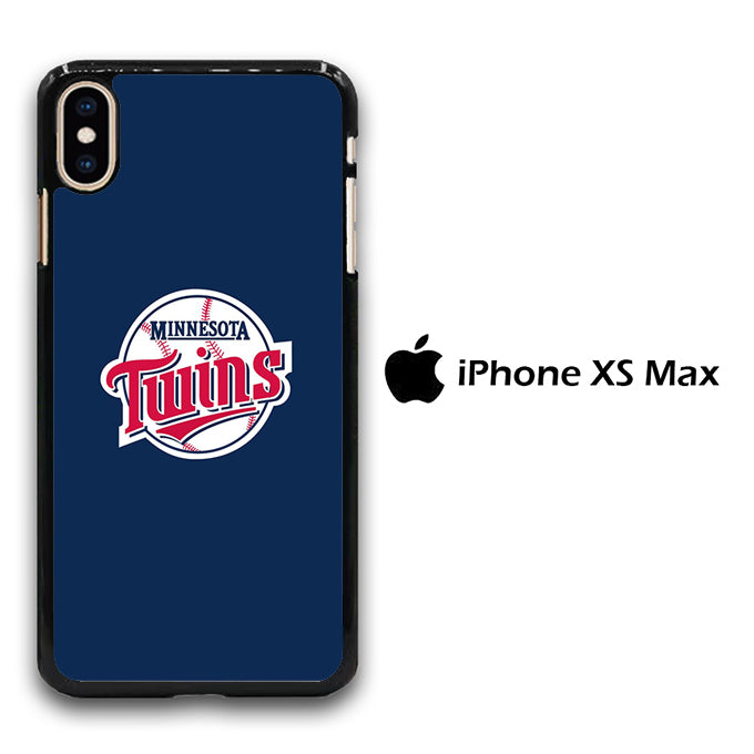 MLB  Minnesota Twins Logo Blue iPhone Xs Max Case