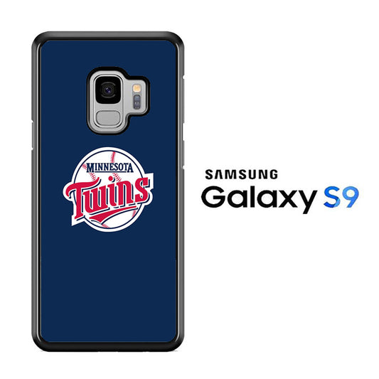 MLB  Minnesota Twins Logo Blue Samsung Galaxy S9 Case
