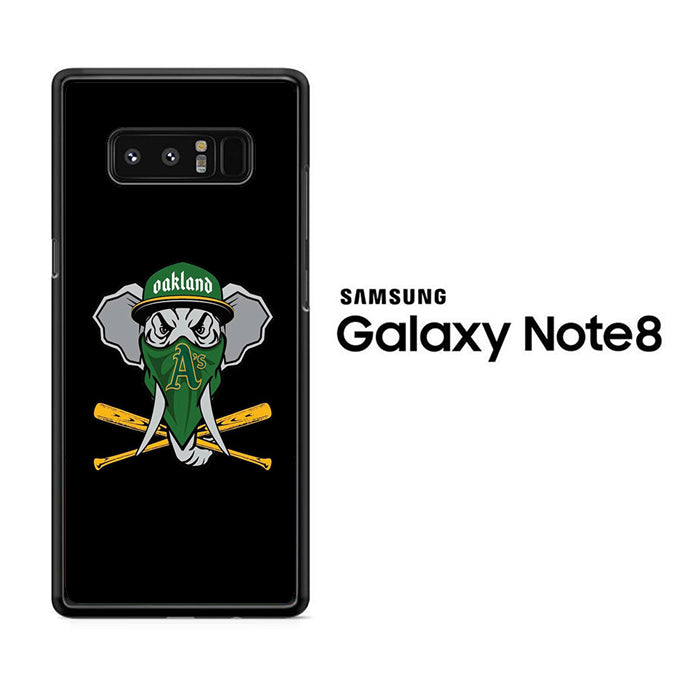 MLB  Oakland Athletics Elephant Logo Samsung Galaxy Note 8 Case