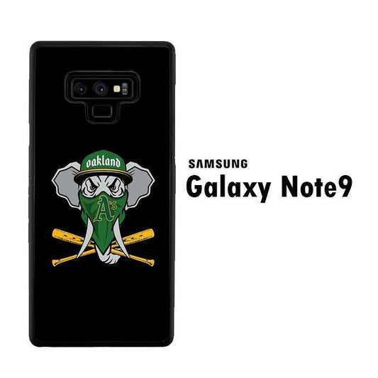 MLB Oakland Athletics Elephant Logo Samsung Galaxy Note 9 Case - ezzyst