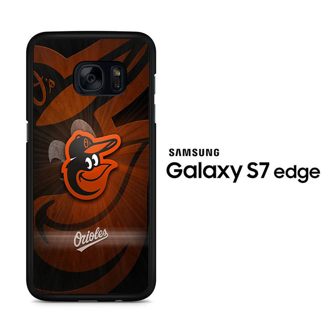 MLB Orioles Baltimore Logo Samsung Galaxy S7 Edge Case