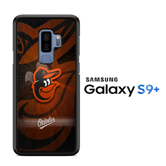 MLB Orioles Baltimore Logo Samsung Galaxy S9 Plus Case