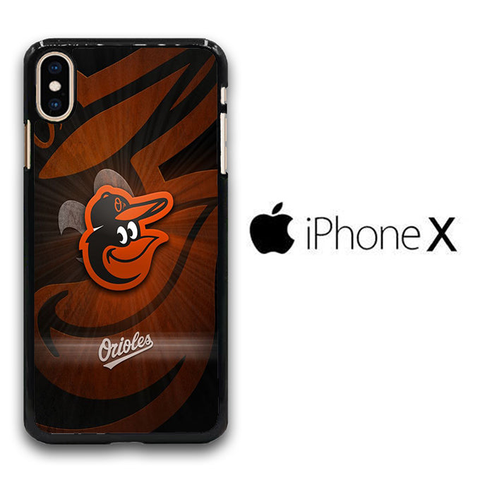 MLB Orioles Baltimore Logo iPhone X Case