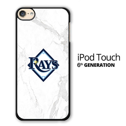 MLB Rays Logo Marble iPod Touch 6 Case
