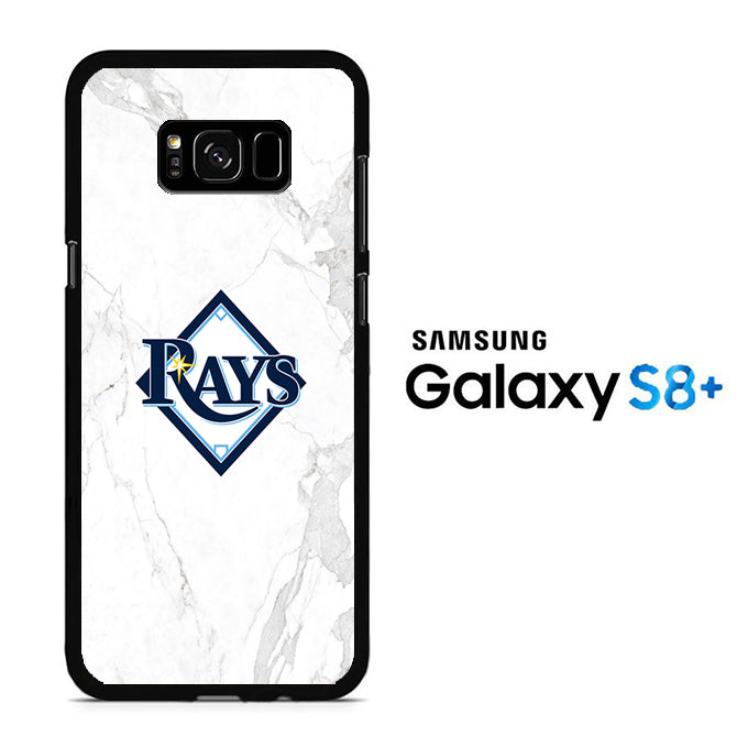MLB Rays Logo Marble Samsung Galaxy S8 Plus Case