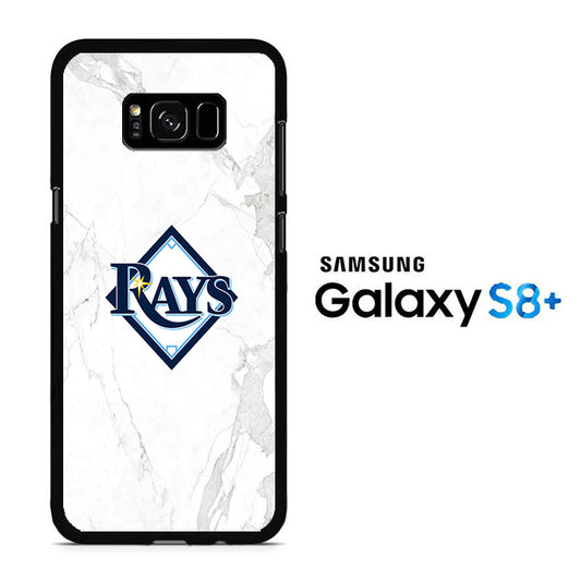 MLB Rays Logo Marble Samsung Galaxy S8 Plus Case