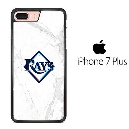 MLB Rays Logo Marble iPhone 7 Plus Case