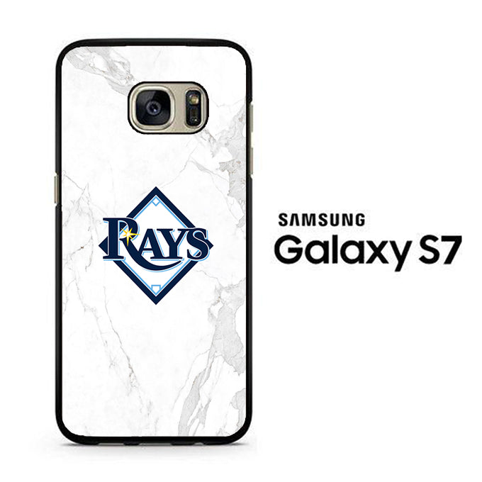 MLB Rays Logo Marble Samsung Galaxy S7 Case