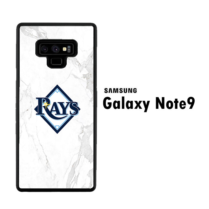 MLB Rays Logo Marble Samsung Galaxy Note 9 Case