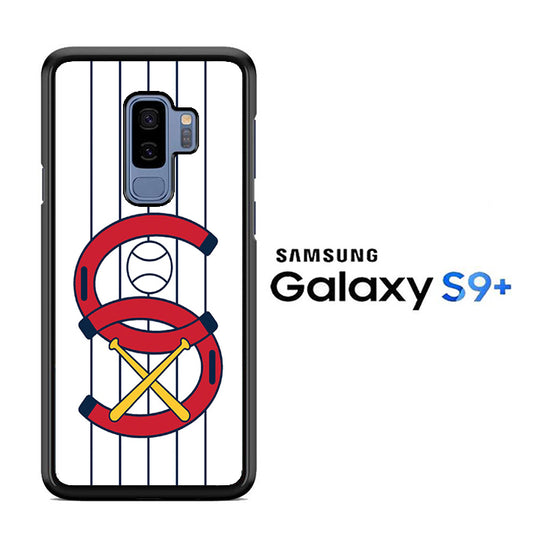 MLB White Sox White Samsung Galaxy S9 Plus Case