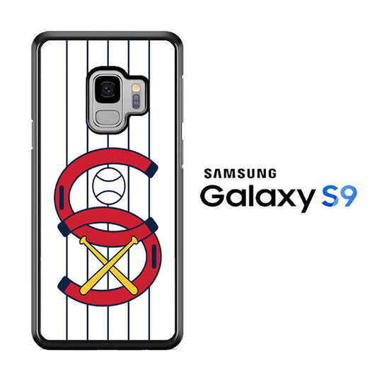 MLB White Sox White Samsung Galaxy S9 Case