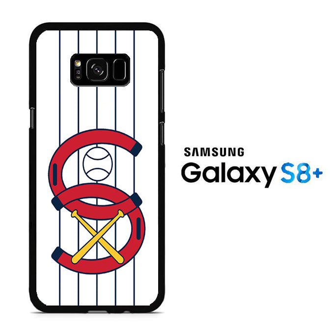 MLB White Sox White Samsung Galaxy S8 Plus Case
