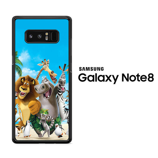 Madagascar On The Beach Holiday Samsung Galaxy Note 8 Case