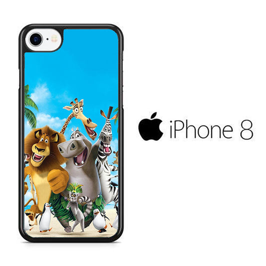 Madagascar On The Beach Holiday iPhone 8 Case