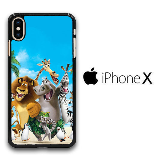 Madagascar On The Beach Holiday iPhone X Case