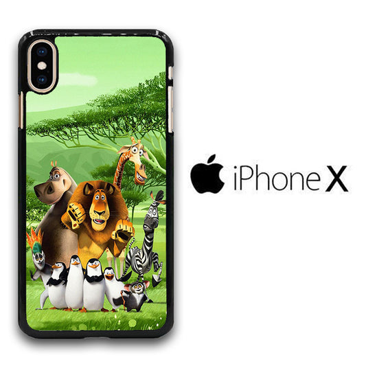 Madagascar Team iPhone X Case