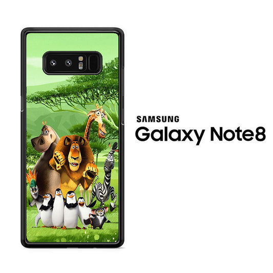 Madagascar Team Samsung Galaxy Note 8 Case