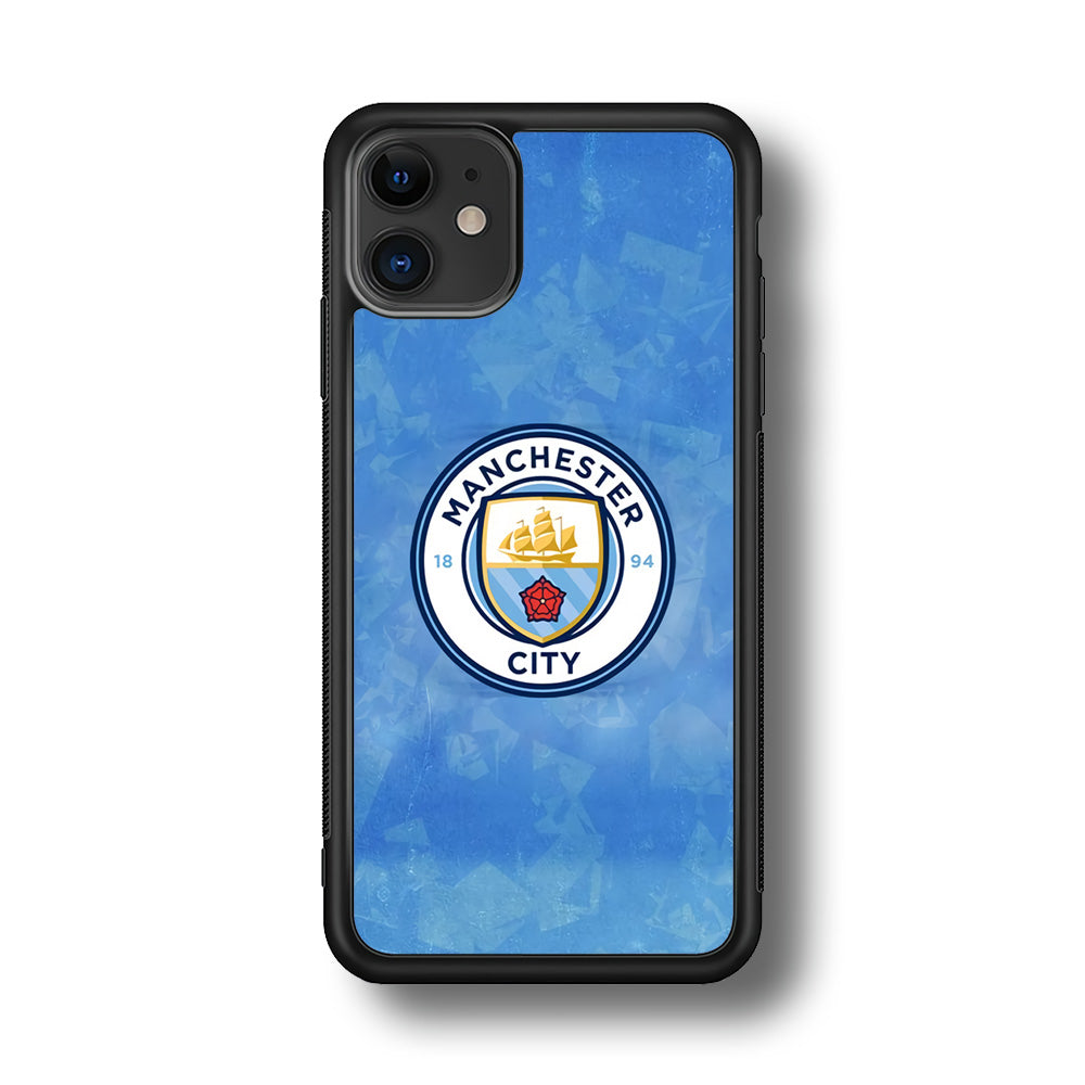 Manchester City Blue Abstract iPhone 11 Case