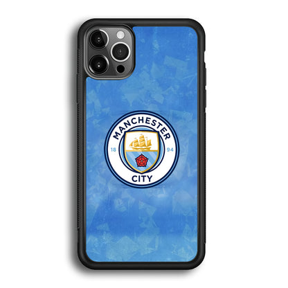 Manchester City Blue Abstract iPhone 12 Pro Case