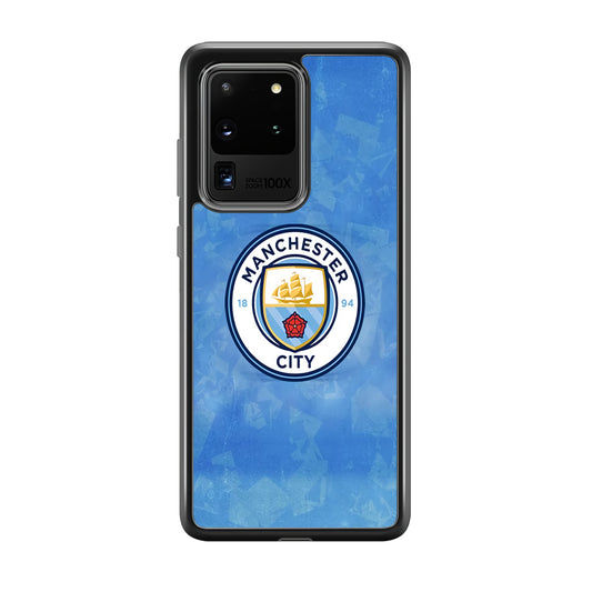 Manchester City Blue Abstract Samsung Galaxy S20 Ultra Case