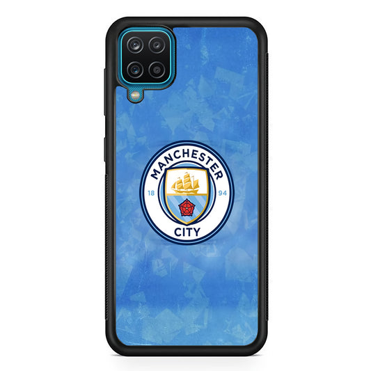 Manchester City Blue Abstract Samsung Galaxy A12 Case