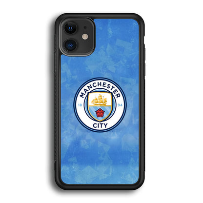 Manchester City Blue Abstract iPhone 12 Case