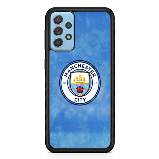 Manchester City Blue Abstract Samsung Galaxy A52 Case